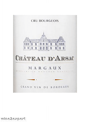 Chateau d'Arsac Cru Bourgeois Exceptionnel Margaux 2016
